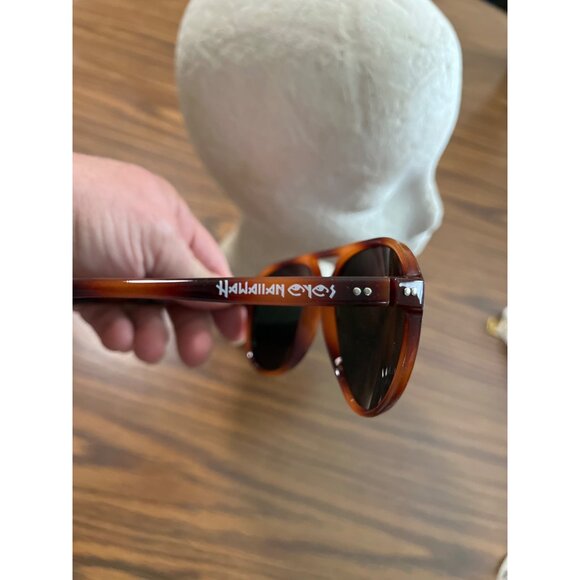 Hawaiian Eyes Lahaina, Maui tortoise shell look  aviator unisex sunglasses - Picture 4 of 7